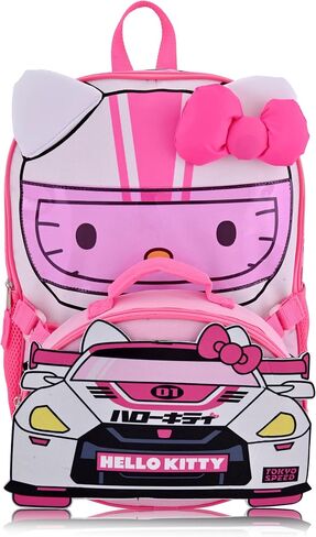 Disney Lilo and Stitch Backpack With Lunch Box for Girls with Glitter | Sequined Insulated Lunch Bag Lunch Box for Girls, Boys, Toddlers | Stitch Pink Backpack for School and Reusable Lunchbox in Saudi Arabia
