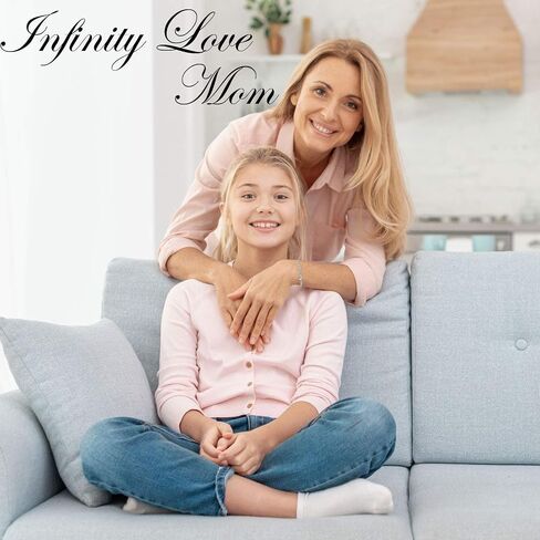 Gifts for Women Mom, Infinity Love Bracelets for Women Girls Girlfriend, Birthday Mothers Day Jewelry Gifts for Mom Wife from Daughter Son in Kuwait