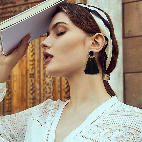 Haiaiso 9pairs مقطع على أقراط إسقاط للنساء بيان راتين راتين راتينك أقراط تتللق الأبعاد الخفيفة الوزن الهندسي على غرار الأقراط in Kuwait
