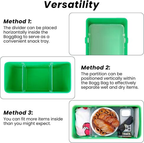 Divider Tray for Bogg Bag Accessories for Bogg Bags X Large Original Beach Bag Accessories Organizing Bags and Divide Space Transparent 2PCS in Saudi Arabia