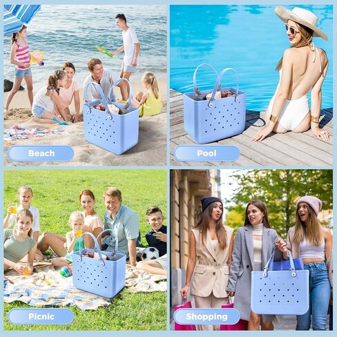 OUTXE Beach Bag Organizer Compatible with X Large Bogg Bag Accessories Inserts, Lightweight Mesh Insert Divider Pouch for Original XL Bogg Bags, Beach Tote Bags Insert for Organizing in Saudi Arabia