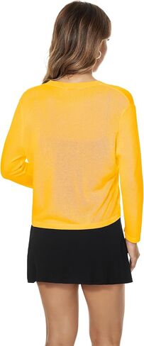 Satuun للسيدات 3/4 Sleeve Bolero يتجاهل خفيفة الوزن سترات كارديجان مفصلة in Kuwait