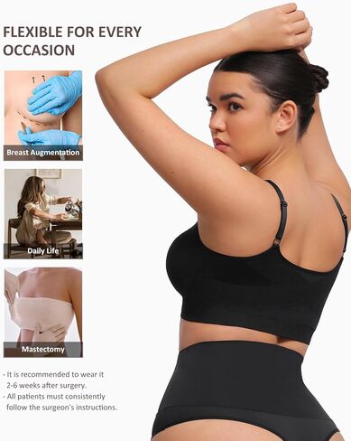 FeelinGirl Zip Front Closure Bras for Women No Underwire Compression Post Surgery Bra with Wide Adjustable Straps in Kuwait