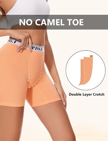 Molasus Womens Boxer Briefs High Waisted Modal Boy Shorts Underwear in Kuwait