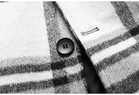 INVACHI Men's Wool Blend Pea Coat Warm Winter Trench Coat with Detachable Soft Scarf Single Breasted Overcoat in Saudi Arabia