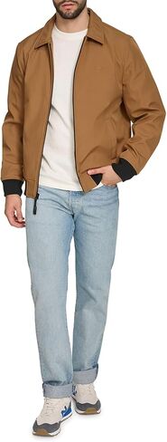 Levi's Men's Lightweight Softshell Varsity Rib Knit Bomber Jacket in Saudi Arabia