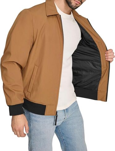Levi's Men's Lightweight Softshell Varsity Rib Knit Bomber Jacket in Saudi Arabia