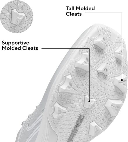 SQAIRZ GFP Baseball Molded Cleat, Baseball Cleats Men, Baseball Shoes Men, Mens Baseball Cleats, Baseball Cleats Youth Boys, Mens Softball Cleats in Kuwait