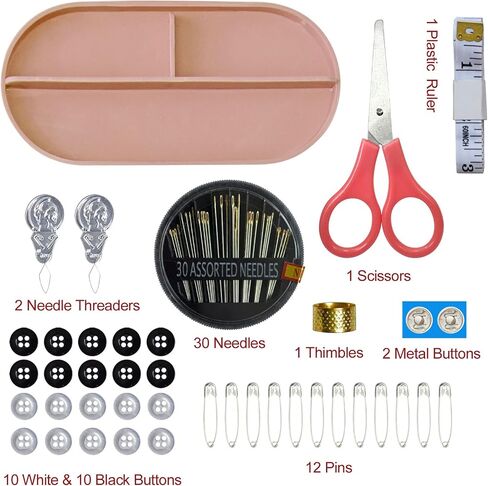 Sewing kit Sewing Thread Sewing Supplies Family Repair Kit Traveler Sewing Project kit DIY Sewing Supplies Organizer in Kuwait