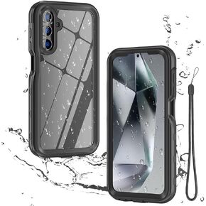 Miimall for Samsung Galaxy A15 5G Case Waterproof, [IP68 Underwater][14FT Military Dropproof] [Built-in Camera Lens & Screen Protector] [Dustproof] Full Body Shockproof Phone Case for Galaxy A15 5G