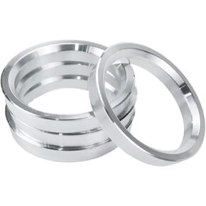 Modengzhe 4 Pcs Car Wheel Hub Centric Rings Aluminum Alloy Wheel Center Rings Hubrings O.D.63.1mm to I.D.54.1mm