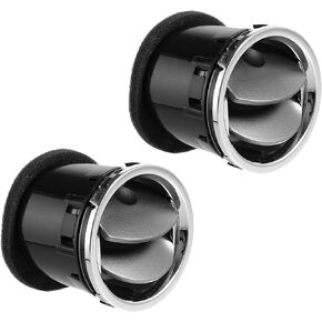 X AUTOHAUX 2 Pcs Dashboard AC Heater Air Vent 8L3Z19893BA Front Interior AC Vent for Ford F-150 2004-2008 for Lincoln Mark LT 2006-2008 Titanium Tone