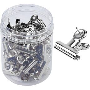 50 حزمة من مشابك دبابيس الدفع، مشابك شديدة التحمل مع دبابيس لألواح الفلين ولوحات الإعلانات وجدران الحجرة للمكاتب والمدرسة والمنزل ولا توجد ثقوب للورق (فضي) in Kuwait