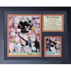Legends Never Die "Bo Jackson Auburn Framed Photo Collage, 11 x 14-Inch, (12052U)