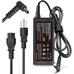 HP 45W 19.5V 2.31A for HP Laptop Charger Blue Tip,HP Pavilion x360 11 13 15, Zbook 14u G4 G5 15u 15 G3, Notebook 15,HP Stream 13 11 14 AC Adapter with Power Cord