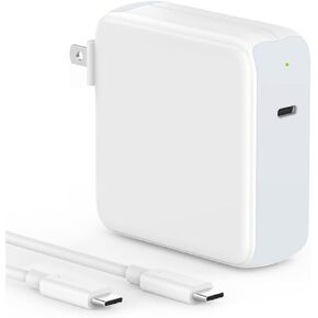 Charger for MacBook Pro 10FT, 96W USB C Charger Power Adapter for MacBook Pro 16, 15, 14, 13 inch 2023, 2022 2021, 2020, 2019, M1 M2 MacBook Air, LED, 5A USB-C Cable Charging as Fast as MagSafe 3