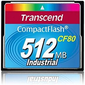 Transcend Flash Memory Card 512 MB 80x CF