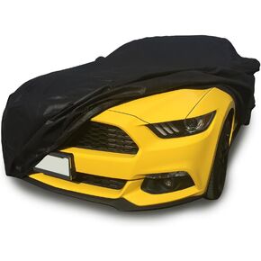 Custom Fits 2015-2021 Ford Mustang Car Cover Black Covers