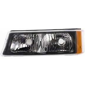 CarLights360: For Chevy Silverado 2500 HD Signal/Corner Light 2003 04 05 2006 Front Pair Driver and Passenger Side DOT Certified Replaces GM2520185 + GM2521185