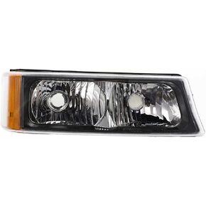 CarLights360: For Chevy Silverado 2500 HD Signal/Corner Light 2003 04 05 2006 Front Pair Driver and Passenger Side DOT Certified Replaces GM2520185 + GM2521185