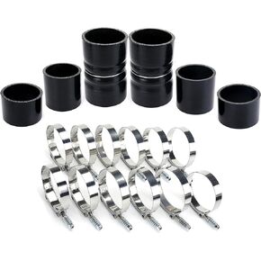 7.3 Silicone Hose Boots Kit for Ford Late 1999-2003 F250 F350 F450 Superduty 7.3L Engines with Clamps
