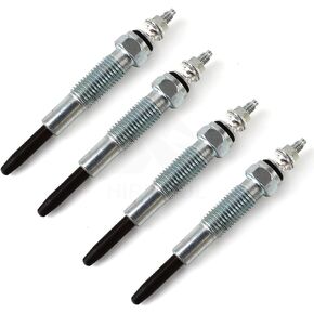 4PCS SBA185366190 SBA185366060 Glow Plugs Set for New Holland Skid-Steer Loasder LX465 LX485 LX565 LX665 Ford Case Skid Steer Loader