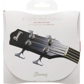 Ibanez IABS4C Bronze Wound 80/20 Acoustic Bass Guitar String Set - Light Gauge, gold