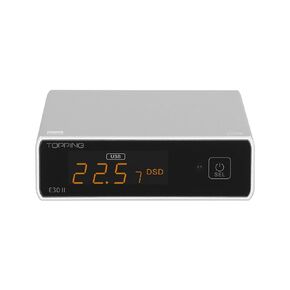 Topping E30II lite DAC Preamp - AK4493S Hi-Res XMOS XU208 DAC 32Bit/768kHz DSD512 DSD Direct Mode for USB/Coax/Opt Inputs RCA HiFi Stereo Digital Audio Decoder(Black)