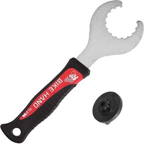 BIKE HAND Bicycle Bottom Bracket Tool - Compatible with Shimano Hollowtech II/BB9000, BBR60, M8000, Sram Dub, Truvativ GXP, FSA Mega EVO or Campagnolo Ultra-Torque