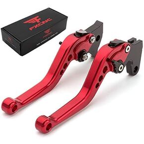 FXCNC Motorcycle Adjustable Brake Clutch Levers Compatible with Royal Enfield Continental GT 650, Continental GT 535, 650 Interceptor, Royal Enfield C5 and B5, 2017 on Euro
