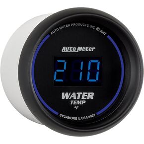 Auto Meter 6937 Cobalt Digital Water Temperature Gauge, 2 1/16"