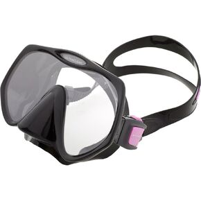 Atomic Aquatics Frameless Mask, Black Skirt ~ Dive Pink & Fight Breast Cancer.