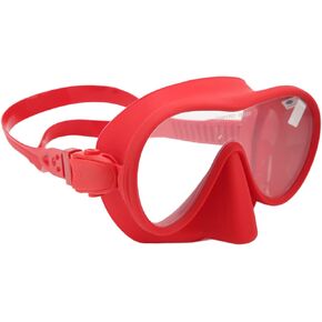 Scuba Diving Goggles, Anti Fog Tempered Glass Snorkeling Dive Mask with Silicone Strap Foldable Panoramic View Swim Goggles