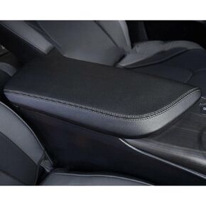 INTGET غطاء مسند ذراع وحدة التحكم المركزية للسيارة لملحقات Toyota Camry 2018-2024 2019 2020 2021 2022 2023 غطاء مقعد مسند الذراع الداخلي Camry SE/XSE غطاء صندوق وحدة التحكم الأوسط (غرز سوداء جديدة)