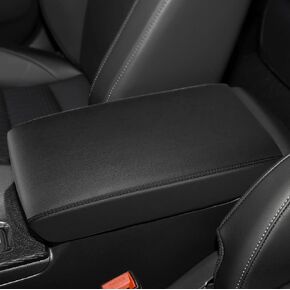 INTGET Car Center Console Armrest Cover for Honda Civic Accessories 2022 2023 2024 Sedan Hatchback Leather Interior Arm Rest Cover Console Lid Protector Seat Elbow (Black)