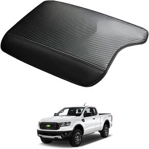 Autorder Center Console Cover for 2015-2020 Ford F150 /2017-2022 F250 F350 F450 /2018-2024 Expedition Accessories Armrest Cover Anti-Scratch Middle Console Pad Armrest Protector(Bucket Seat ONLY)