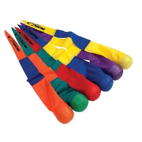 Sportime Catch Tail Foam Balls, 36 Inches, Assorted Colors, Set of 6