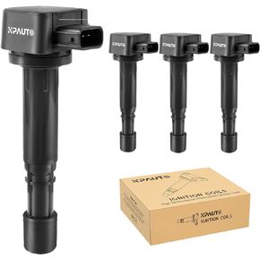 NPAUTO Ignition Coil Pack Replacement 1.7L 1.7 L4 Honda Civic 2001 2002 2003 2004 2005, Acura EL, UF400 UF512 C1460, Pack of 4