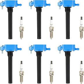 Ignition Coil Pack for Chrysler 200 11-17, 300 11-20, Town & Country 11-16, Dodge Avenger 11-14, Charger 11-20, Durango 11-15, for Jeep Cherokee 14-20, Grand Cherokee 11-15 UF648 C1791 6 Pcs