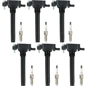 Ignition Coil Pack for Chrysler 200 11-17, 300 11-20, Town & Country 11-16, Dodge Avenger 11-14, Charger 11-20, Durango 11-15, for Jeep Cherokee 14-20, Grand Cherokee 11-15 UF648 C1791 6 Pcs