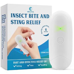 Insect Bite and Sting Relief, Bugs Bite Mosquito Sting Treatment, Fast and Natural Relief from Itching and Swelling Chemical Free for Pregnant Women and Children