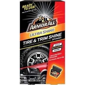 Armor All Ultra Shine Tire & Trim Shine Sponges (8 Sponges) in 1 Box