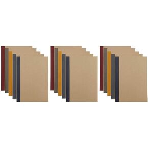 MUJI Planted tree Paper Note Book (Hard to bleedthrough) 15 set B5 · 30 sheets · 6mm ruled paper,5 colors from Japan 76316145