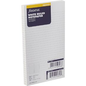 Filofax Ruled White (100 Pack) (B133047)