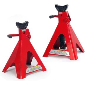 Stark 2PC Jack Stand 12-Ton Capacity Adjustable Height Shop Auto Stand Self-Locking Ratchet (24,000lbs)