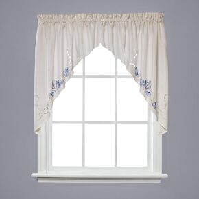 SKL Home by Saturday Knight Ltd. Seabreeze Swag Valance Pair, Ocean, 57 inches x 36 inches