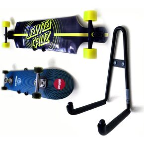 Grab & Go XL Horizontal Longboard Skateboard Wall Hanger Mount Rack
