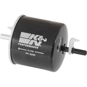 K&N Gasoline Fuel Filter: High Performance Fuel Filter, Premium Engine Protection, Compatible with 1983-2013 Ford, Lincoln, Mercury, Mazda Fuel Injected Gasoline Engines, PF-2200