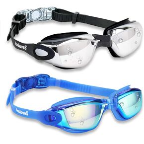 Swim Goggles,Anti Fog No Leaking Clear Vision Water Pool Swimming Goggles for Adult Men Women Youth