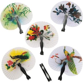 مراوح ميني أورينتال قابلة للطي - مستلزمات الحفلات - 12 قطعة in Kuwait